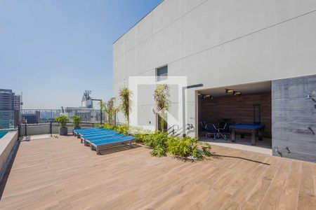 Studio para alugar com 27m², 1 quarto e sem vagaPiscina