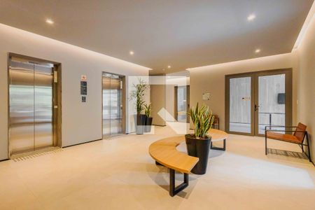 Studio para alugar com 27m², 1 quarto e sem vagaHall social