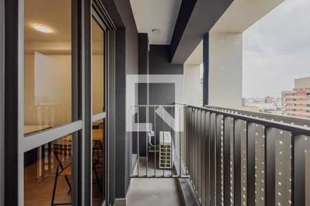 Studio para alugar com 27m², 1 quarto e sem vagaVaranda