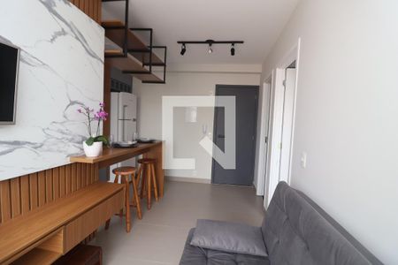 Sala de TV de apartamento para alugar com 1 quarto, 34m² em Vila Mafra, São Paulo
