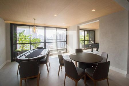 Studio para alugar com 27m², 1 quarto e 1 vaga Studio para alugar com 27m², 1 quarto e 1 vagaEspaço de Jogos