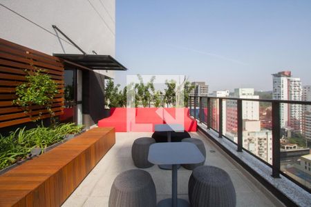 Studio para alugar com 27m², 1 quarto e 1 vaga Studio para alugar com 27m², 1 quarto e 1 vagaÁrea Externa