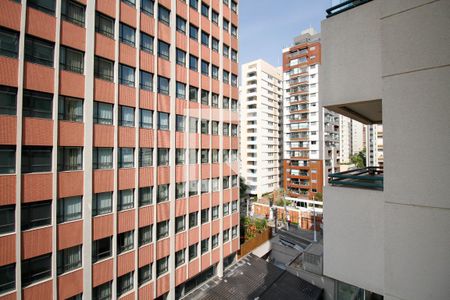 Vista da Varanda de apartamento à venda com 1 quarto, 32m² em Jardim Paulista, São Paulo