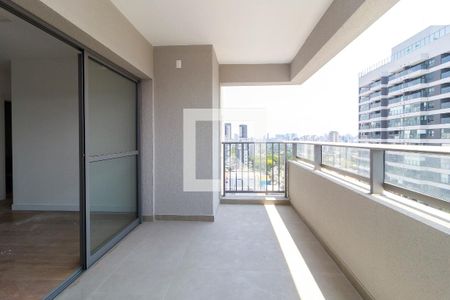 Sala - Varanda de apartamento para alugar com 1 quarto, 69m² em Brooklin, São Paulo