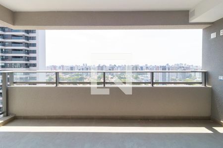 Sala - Varanda de apartamento para alugar com 1 quarto, 69m² em Brooklin, São Paulo