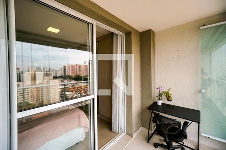 Varanda de apartamento à venda com 1 quarto, 35m² em Vila Gomes Cardim, São Paulo