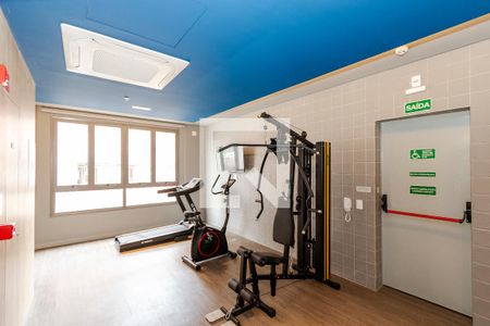 Studio para alugar com 28m², 1 quarto e sem vaga Studio para alugar com 28m², 1 quarto e sem vagaAcademia