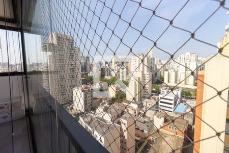 Varanda da Sala - Vista de apartamento à venda com 3 quartos, 93m² em Barra Funda, São Paulo