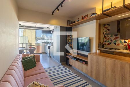 Sala de apartamento à venda com 3 quartos, 93m² em Barra Funda, São Paulo