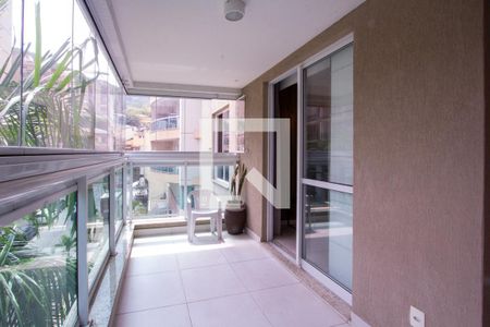 Varanda da Sala de apartamento para alugar com 2 quartos, 100m² em Santa Rosa, Niterói