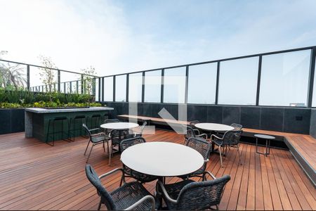 Studio à venda com 29m², 1 quarto e sem vaga Studio à venda com 29m², 1 quarto e sem vagaÁrea comum - Churrasqueira