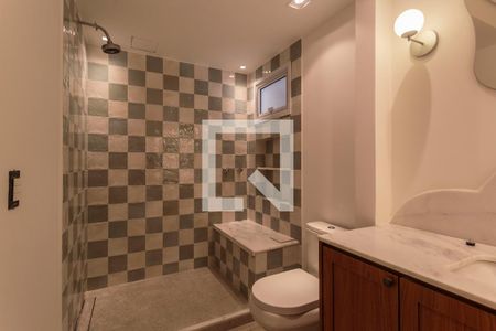 Apartamento à venda com 72m², 1 quarto e 2 vagas Apartamento à venda com 72m², 1 quarto e 2 vagasBanheiro da Suíte