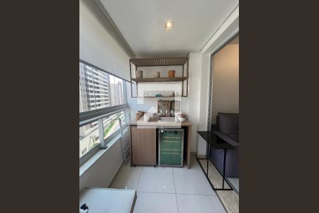 Detalhe da varanda de apartamento à venda com 3 quartos, 86m² em Vila da Serra, Nova Lima