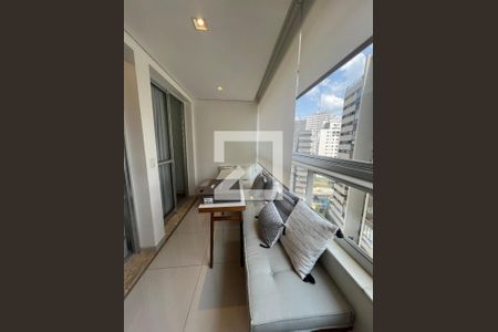 Varanda da Sala de apartamento à venda com 3 quartos, 86m² em Vila da Serra, Nova Lima