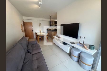 Sala  de apartamento à venda com 3 quartos, 86m² em Vila da Serra, Nova Lima