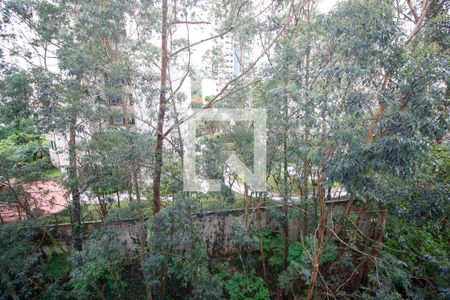 Vista da Varanda de apartamento à venda com 1 quarto, 50m² em Vila Andrade, São Paulo