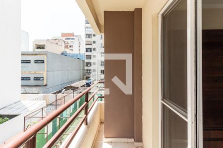 Varanda da Sala de apartamento para alugar com 2 quartos, 55m² em Santa Cecilia, São Paulo