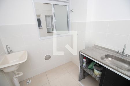 Cozinha de apartamento para alugar com 2 quartos, 46m² em Vargem Grande, Rio de Janeiro