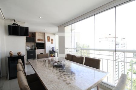 Varanda gourmet de apartamento para alugar com 3 quartos, 142m² em Vila Andrade, São Paulo