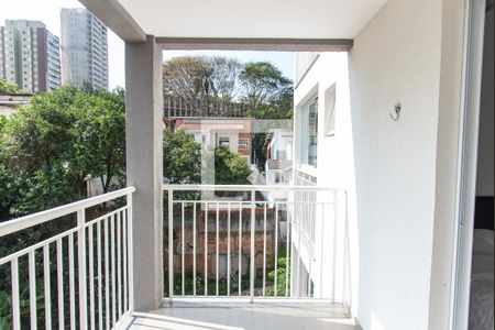 Studio para alugar com 37m², 1 quarto e sem vagaVaranda