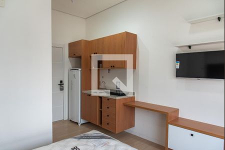 Cozinha de kitnet/studio para alugar com 1 quarto, 19m² em Alto do Ipiranga, São Paulo