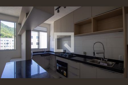 Cozinha e Área de Serviço de apartamento para alugar com 2 quartos, 43m² em Vargem Grande, Rio de Janeiro
