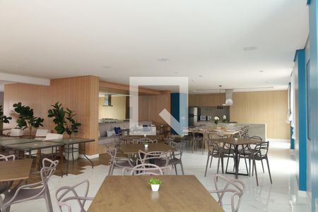 Apartamento à venda com 42m², 2 quartos e 1 vagaÁrea comum - Salão de festas