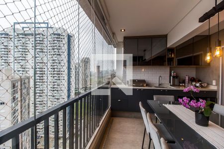 Varanda gourmet de apartamento à venda com 3 quartos, 106m² em Alphaville Empresarial, Barueri
