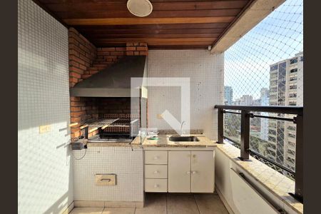 Varanda da Sala de apartamento à venda com 4 quartos, 228m² em Moema, São Paulo