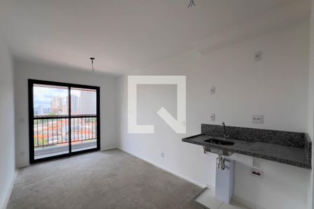 Sala e cozinha de apartamento para alugar com 1 quarto, 33m² em Vila Mariana, São Paulo