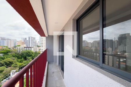 Varanda Sala e cozinha de apartamento para alugar com 1 quarto, 33m² em Vila Mariana, São Paulo