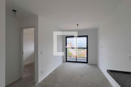 Sala e cozinha de apartamento para alugar com 1 quarto, 33m² em Vila Mariana, São Paulo