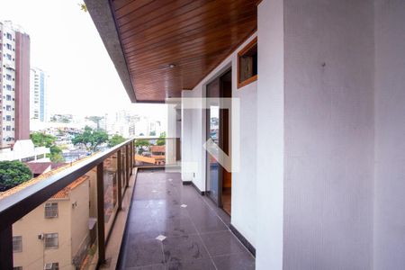 Varanda da Sala de apartamento para alugar com 3 quartos, 252m² em Icaraí, Niterói