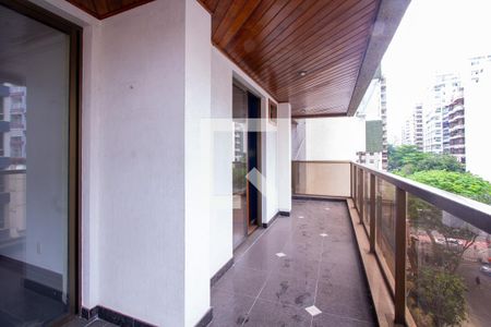 Varanda da Sala de apartamento para alugar com 3 quartos, 252m² em Icaraí, Niterói