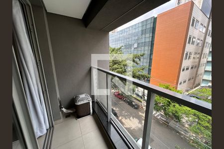 Studio para alugar com 24m², 1 quarto e sem vagaVaranda