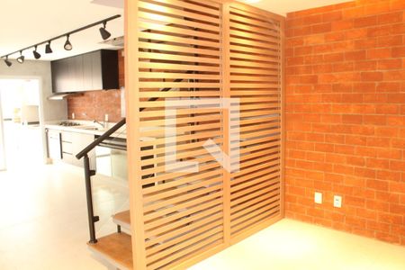 Detalhe da Sala de casa de condomínio para alugar com 3 quartos, 105m² em Chácara Pavoeiro, Cotia