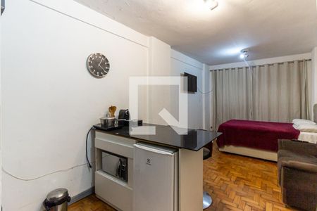 Cozinha de kitnet/studio à venda com 1 quarto, 34m² em Consolação, São Paulo