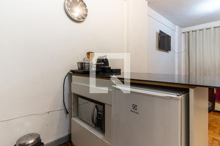 Cozinha de kitnet/studio à venda com 1 quarto, 34m² em Consolação, São Paulo