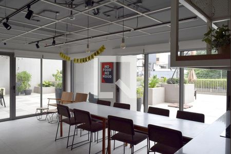 Studio para alugar com 28m², 1 quarto e sem vagaSalão de Festas