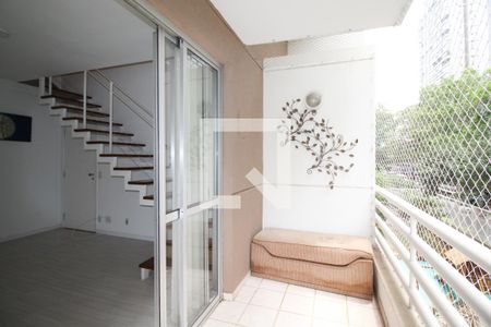 Varanda de apartamento à venda com 2 quartos, 74m² em Indianópolis, São Paulo