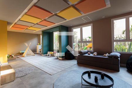 Área comum de kitnet/studio para alugar com 2 quartos, 36m² em Moema, São Paulo