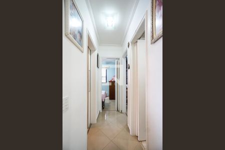 Apartamento à venda com 65m², 3 quartos e 2 vagasCorredor dos quartos