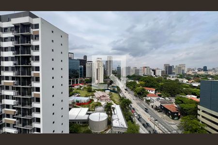 Sacada de kitnet/studio para alugar com 1 quarto, 27m² em Pinheiros, São Paulo