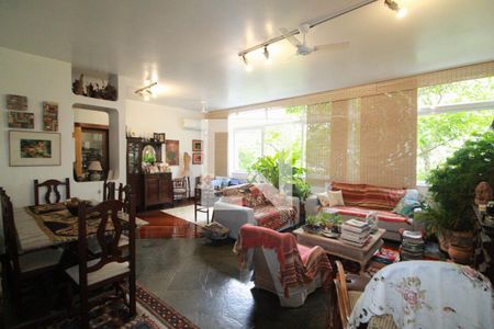 Sala de apartamento à venda com 3 quartos, 140m² em Jardim Botânico, Rio de Janeiro