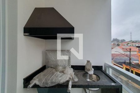 Varanda gourmet de apartamento à venda com 2 quartos, 56m² em Jardim do Mar, São Bernardo do Campo