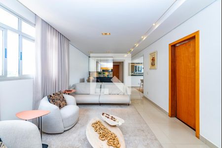 Sala 1 de apartamento à venda com 4 quartos, 246m² em Buritis, Belo Horizonte
