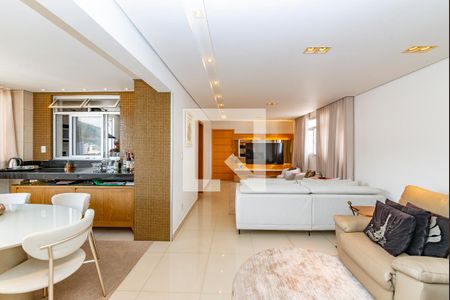 Sala 1 de apartamento à venda com 4 quartos, 246m² em Buritis, Belo Horizonte