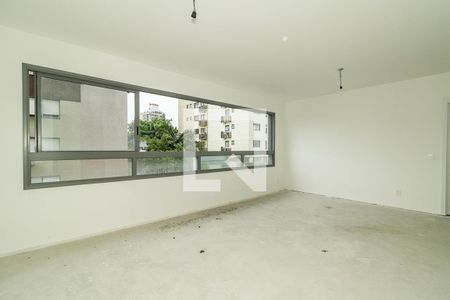 Sala de apartamento à venda com 3 quartos, 98m² em Petrópolis, Porto Alegre