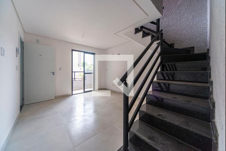 Sala de apartamento à venda com 2 quartos, 92m² em Jardim Bela Vista, Santo André