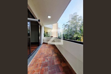 Varanda da Sala de apartamento à venda com 3 quartos, 217m² em Vila Andrade, São Paulo